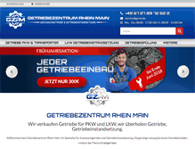 Tablet Screenshot of getriebezentrum-rhein-main.de